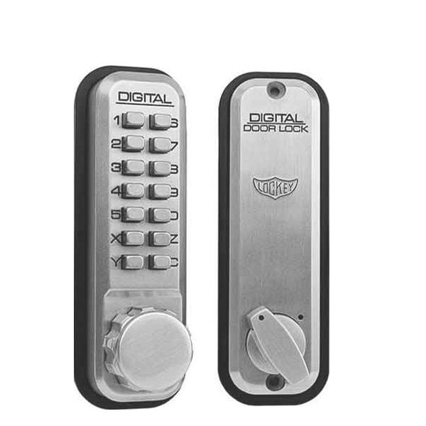 2210 - Mechanical Keypad Keyless Deadbolt Lock - Single Combination - Antique Brass